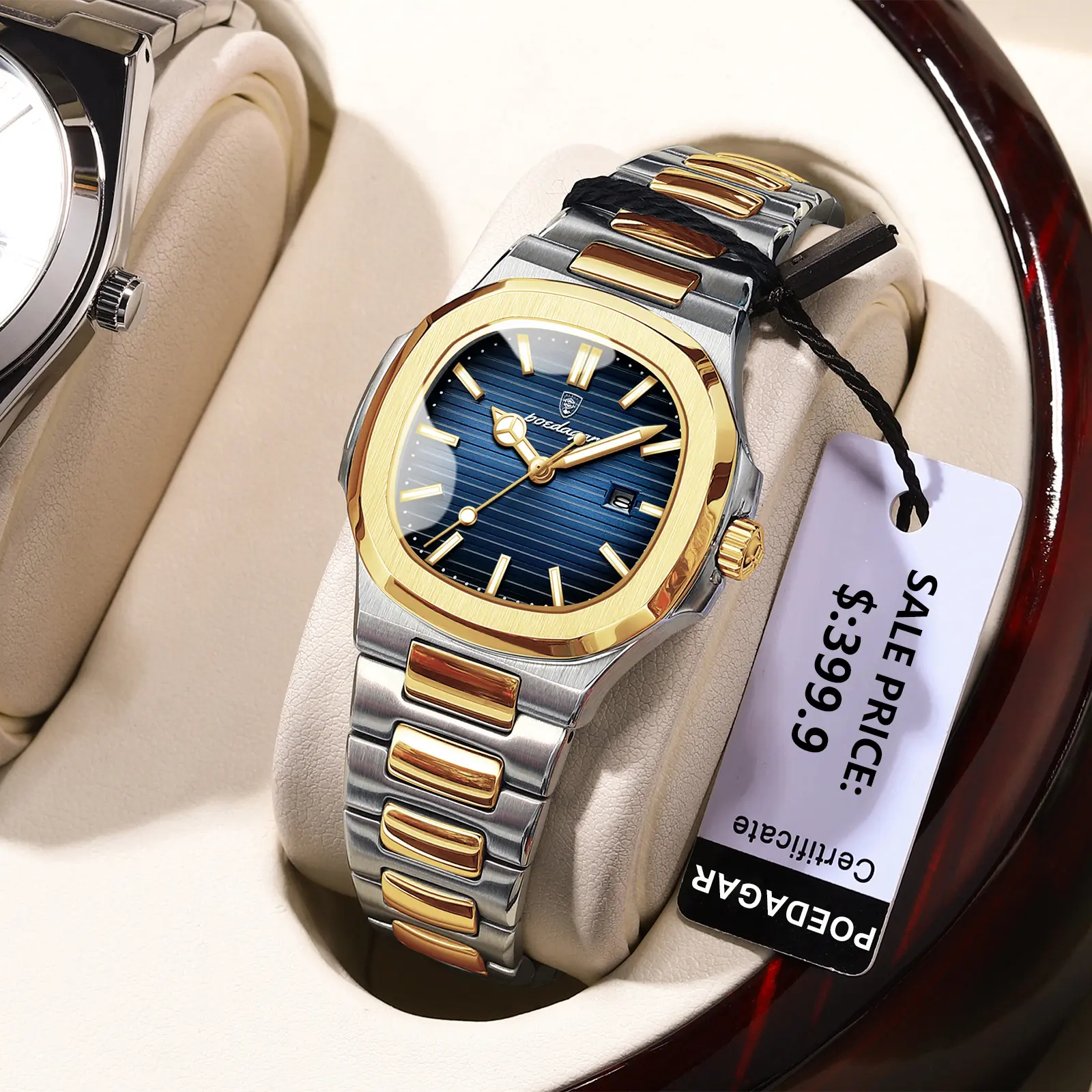 Luxury Square Watch for Woman Waterproof Luminous Date Ladies Watch Stainless Steel Quartz Women's Watches Female Reloj