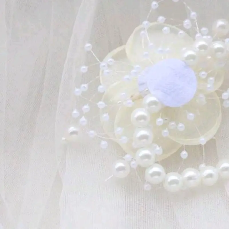 1pc Elegant Ivory Bridal Wrist Corsage Wedding Bridesmaid Party Accessory Valentine's Day Valentines 1