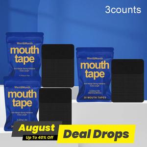 Healthcare Mouth Tape for Sleeping, 30pcs/bag Comfortable Sleep Strip, Portable Anti Snoring Sleep Sticker, Snoring Relief Sticker, Daily and Night Use Sleep Sticker for Men & Women, Sleep Soother Aid, Sleeping Aid Tool, Sleep Aid Products