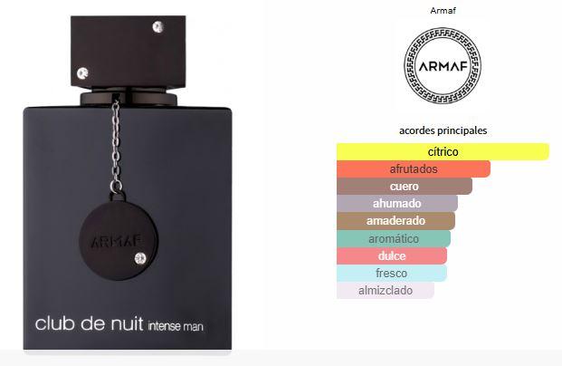 Frasco Club de Nuit Intense for Man detalle