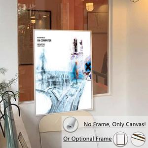 City Street Pattern Unframed Painting, 1 Count Modern Canvas Wall Art, Wall Decor for Home Living Room Bedroom Office School Modern Home Decoration