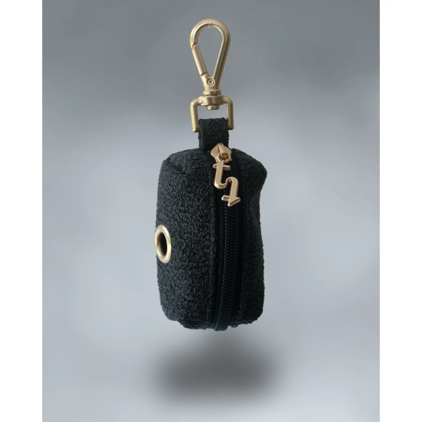 Midnight┃Boucle Poop Bag Holder