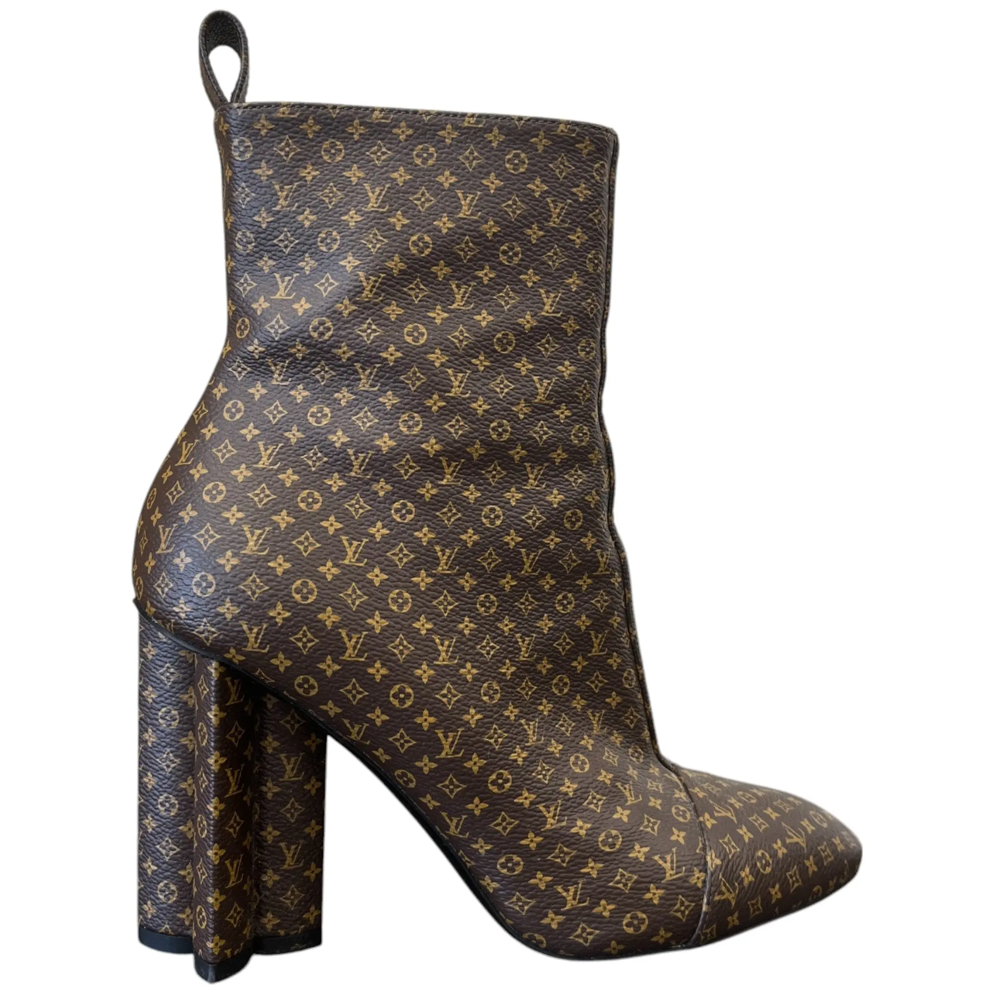 Women's Silhouette Ankle Heeled Boots Brown Size EU 36 / UK 3
