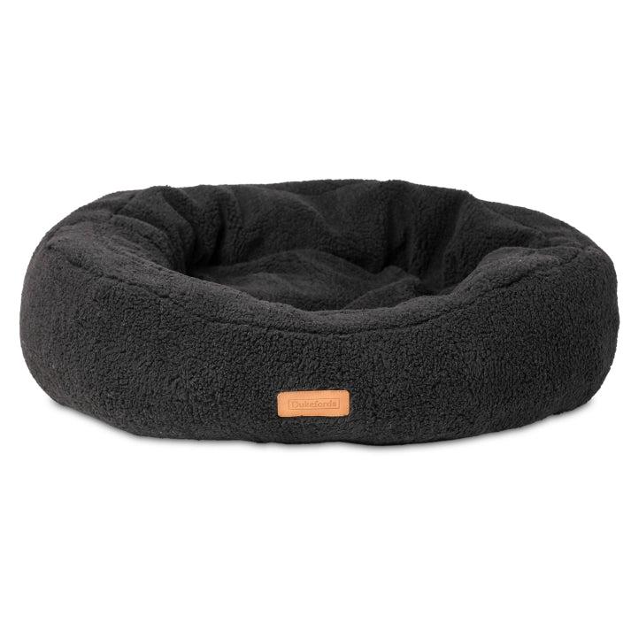 Black Fleece Oval Bed | Luxe 0