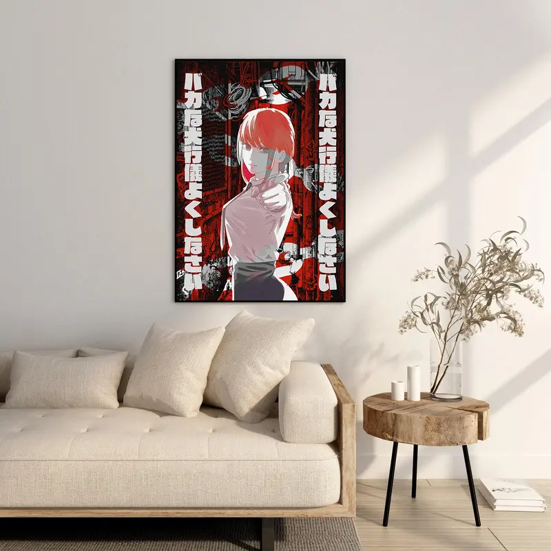 Control Devil Makima Unframed Poster, Chainsaw Man Poster, Anime Manga Collection 3