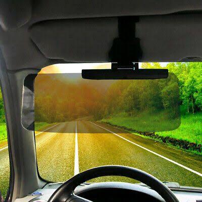 Universal Tinted Sun Shade-Anti-Glare Visor Shields Eyes From UV Rays and Reduces Headlight Glare at Night 2