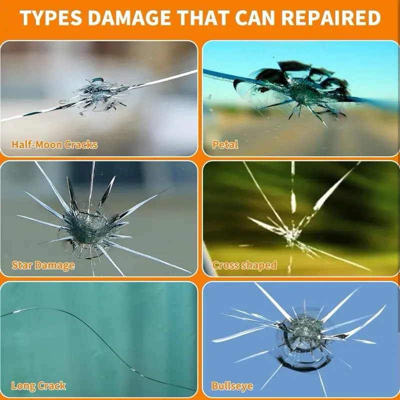 Car Windshield Crack Repair Kit – DIY Glass Fix Tool | Easy Auto Window Repair 5