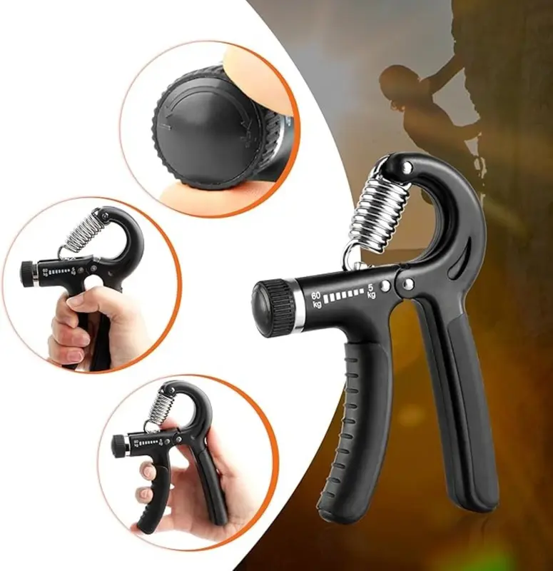 2 Pack 0-60Kg Hand Griper Strengthener, Heavy mag grip Squeezer With Digital Display, Finger Exercise For Home Gym, Workout Equipment, Christmas Gift, Adjustable hand Grip master realer hand gripper trainer grippy 1