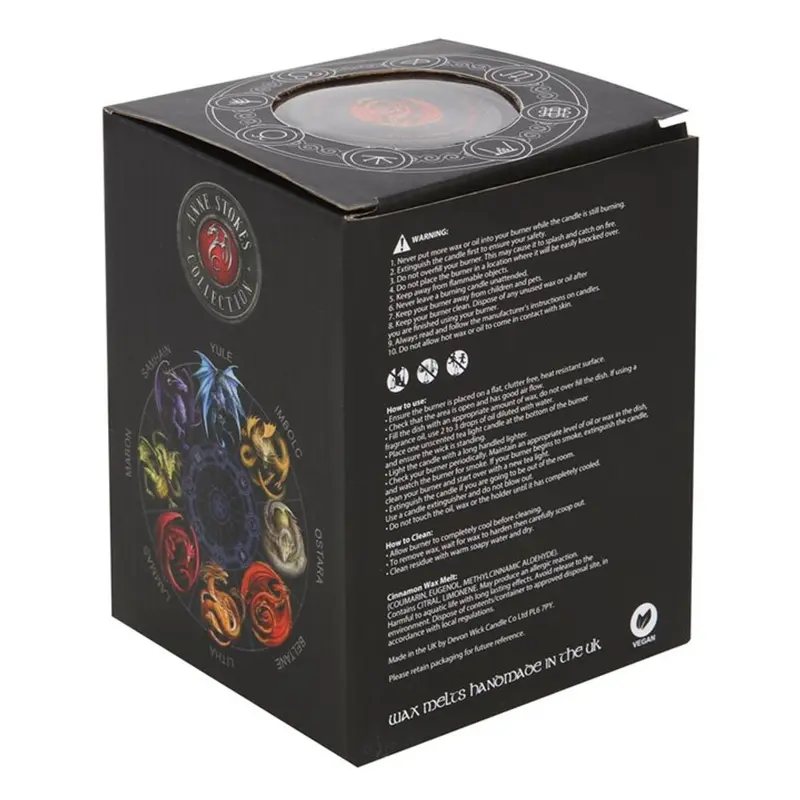 Beltane Wax Melt Burner Gift Set by Anne Stokes 2