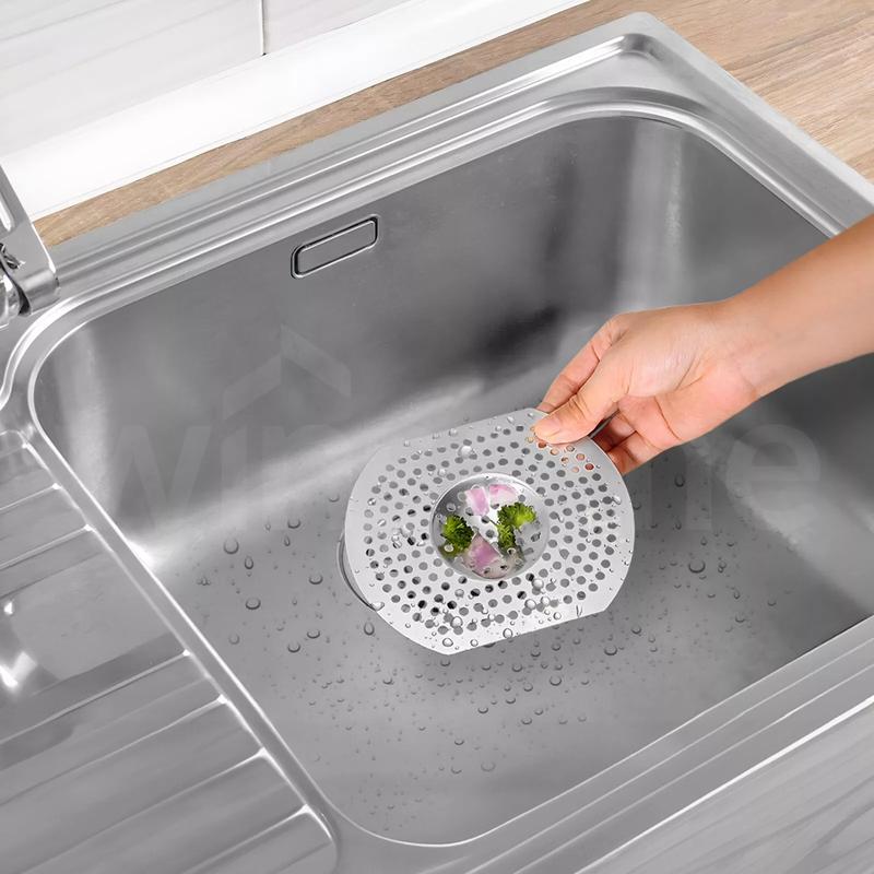 Kitchen Sink Strainer Replacement Waste Hole Drainer Basin Drain Filter Steel UK 1