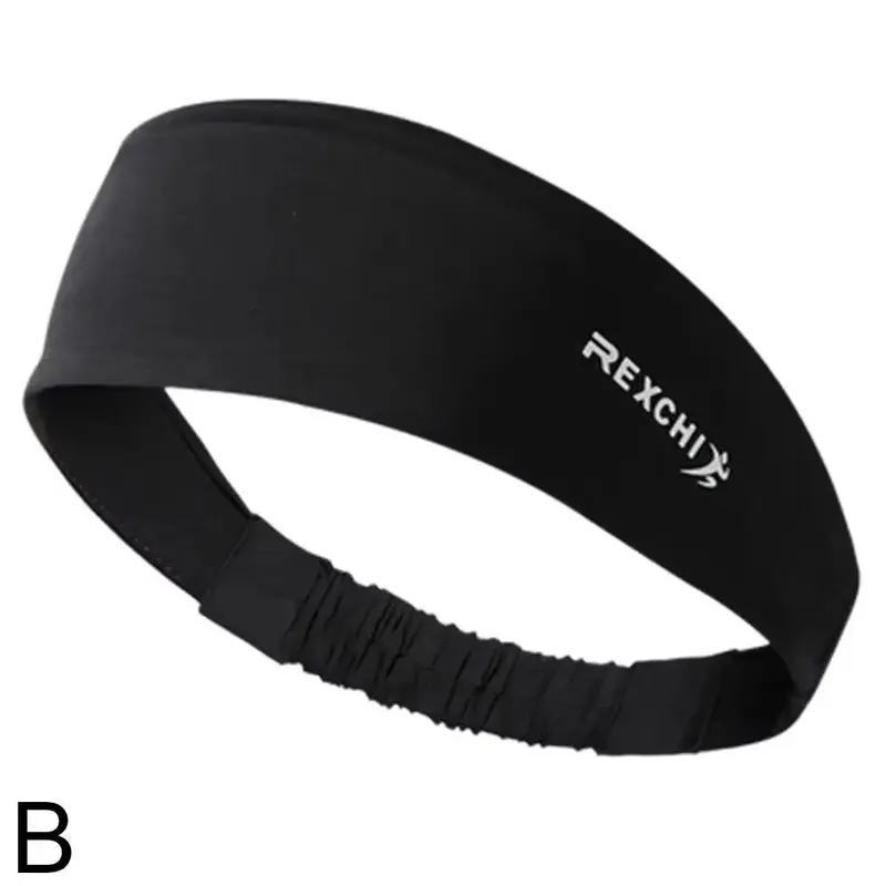 Sports Headband for Men, Outdoor Cycling, Ice Silk, Breathable Fitness, Running, Basketball, Sweat Wicking and Absorbent He Q5J6 7