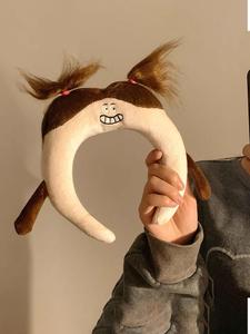 Women's Cute Cartoon Design Hair Hoop, New Trendy Headband Funny Skincare Hair Hoop for Women & Girls, Fashion Beauty Hair Accessories for Daily Use