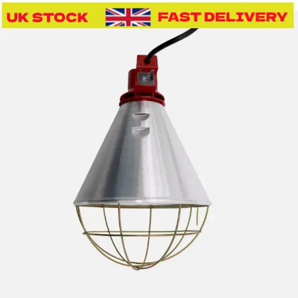 NEW! Poultry Heat Incubator Lamp 250W For Chicks/Puppies Lamp Only