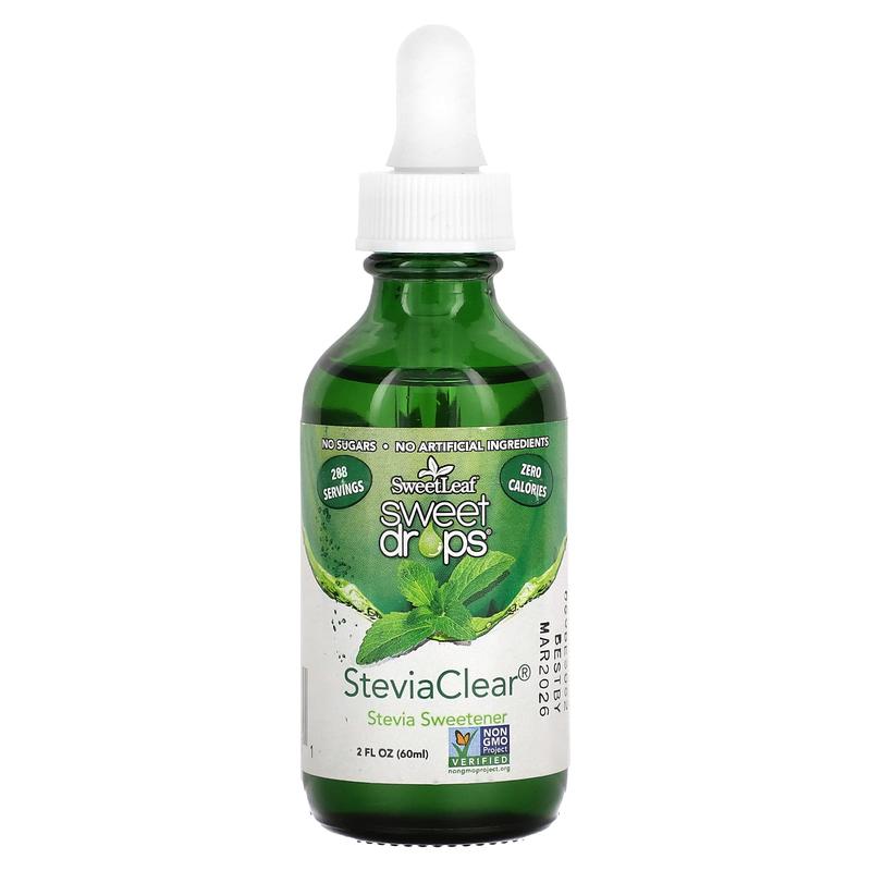 SweetLeaf Clear Liquid Stevia, 4oz - 576 Zero Calorie Servings 0