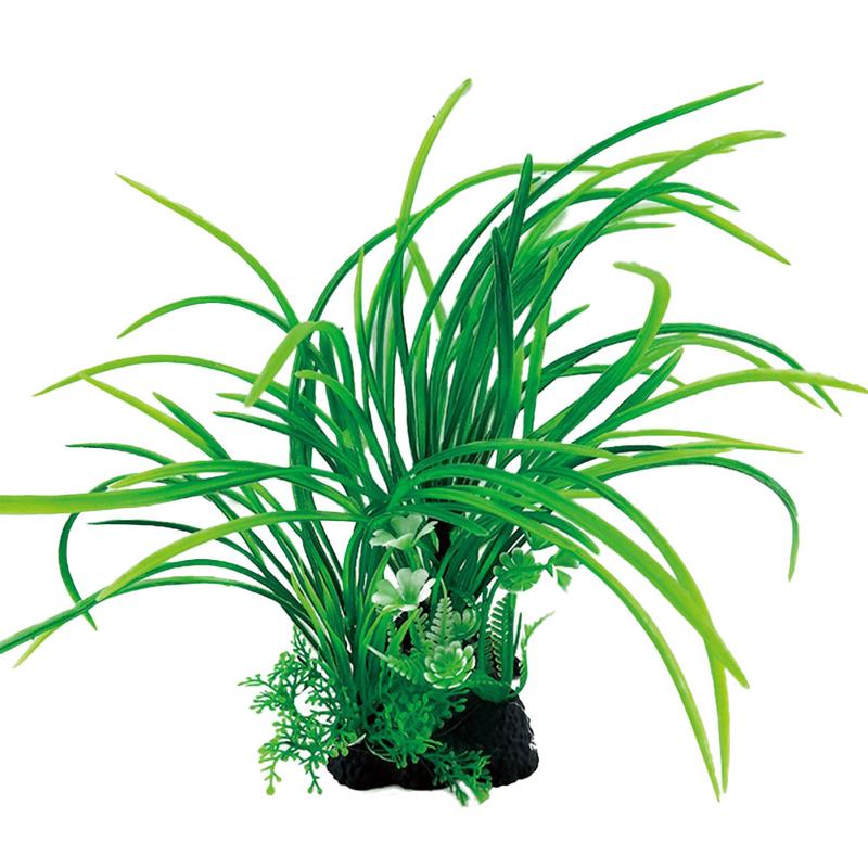 Swell Lilaeopsis Artificial Plant - Aquarium Artificial Plant Décor | Fish Tank Decoration 0