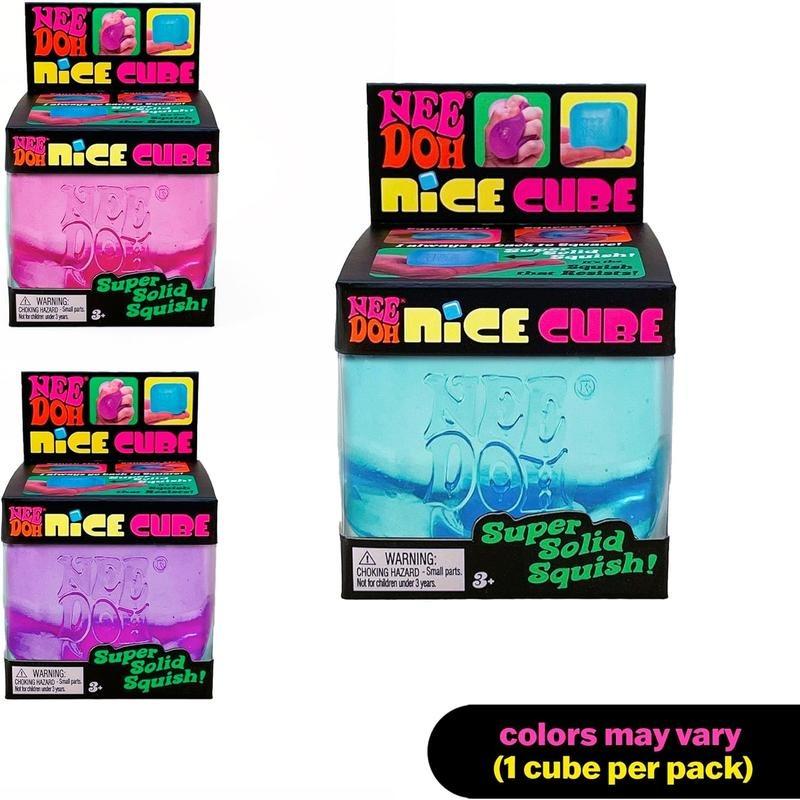 Nice Cube Nee Doh Stress Ball - Sensory Toys,  Sensory Balls, Non-Toxic Dough Material，Needoh Fidget Toys, Anxiety & Stress Relief, fidgets  school antistress  toys 2