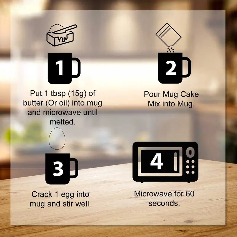 Groovy Keto Lemon Mug Cake Mix Keto Friendly, Low Carb, No Sugar, Diabetic, Baking Bake 3
