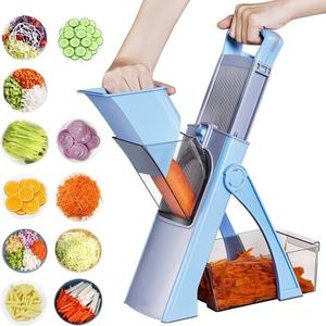 1 PC Mandoline slicer, larger size, adjustable thickness, detachable blade, kitchen vegetable cutting tool, multifunctional kitchen food and fruit chopper