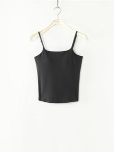 AP Luo Ge 51001UD Black Yoga Tank Top Simple Adjustable Shoulder Strap Fashion Versatile Bottom Strap