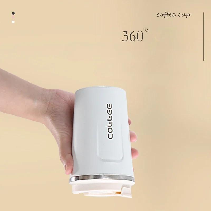 Product Introduction of 380/510ML Stainless Steel Thermal Mug Thermo for Coffee Water Bottle Leakproof Travel Drinkware Travel Thermal Mug 8