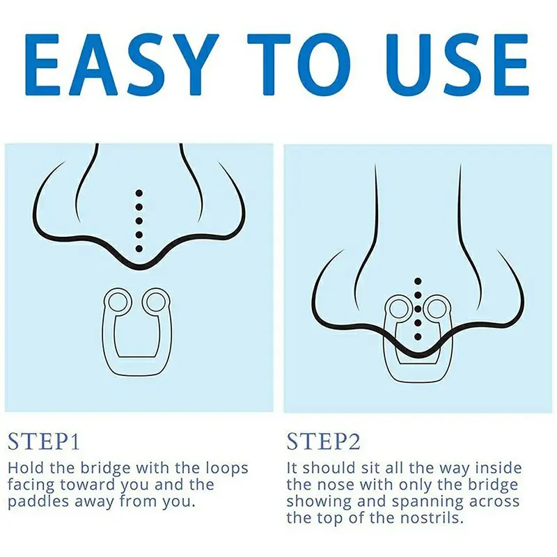4 PCS Snoring Stop Silicone Magnetic Anti Snore Nose Clip Device Silent Sleep, Sleep Aid Supplies For men & Women, Gift for men & Women 7