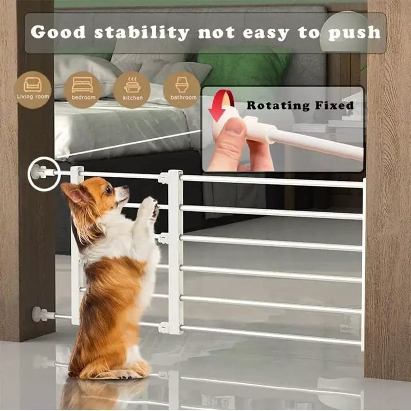 Shophoria 101 Pet Safety Gate for Small Dogs and Babies - Indoor Stair and Fence Guard 2