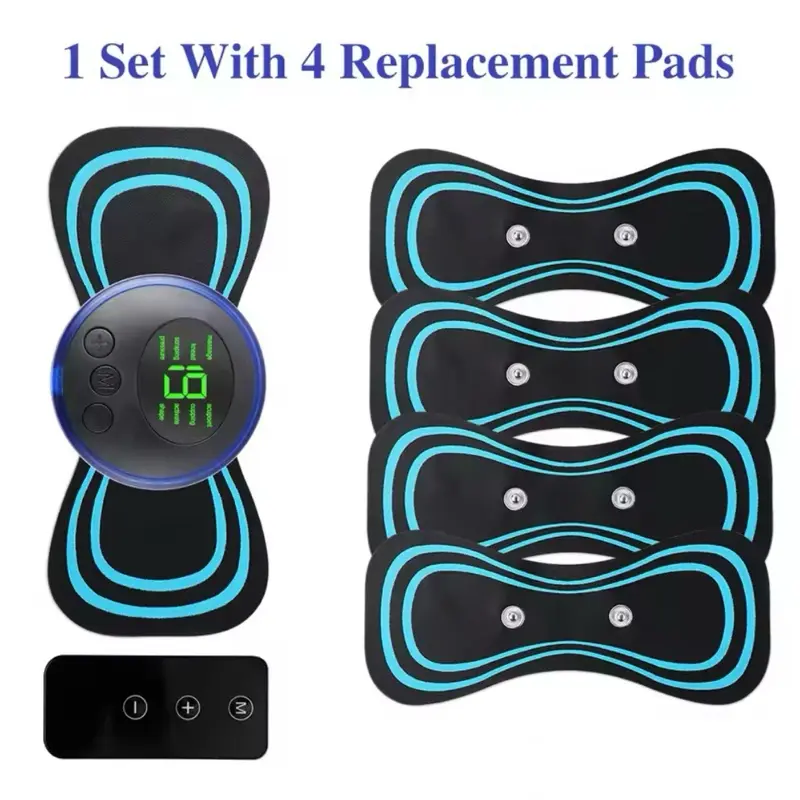 Fumkeys Mini Portable EMS Neck Massager Electric Neck Stretcher for Cervical Muscle Pain Relief and Shoulder Relaxation Massage Patch - Comfort 7