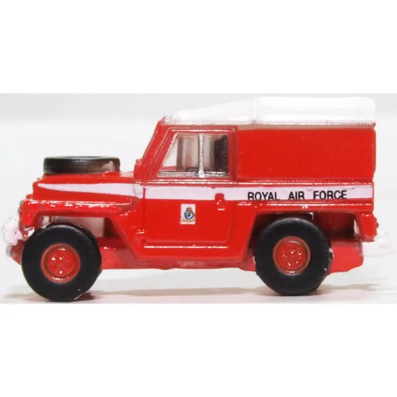 Oxford Diecast Land Rover Lightweight RAF (Red Arrows) N Gauge 2