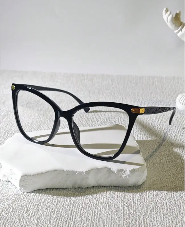 3PCS Oversized Cat Eye Glasses for Women – Fashionable Computer & Reading Eyewear, Prescription-Ready 4