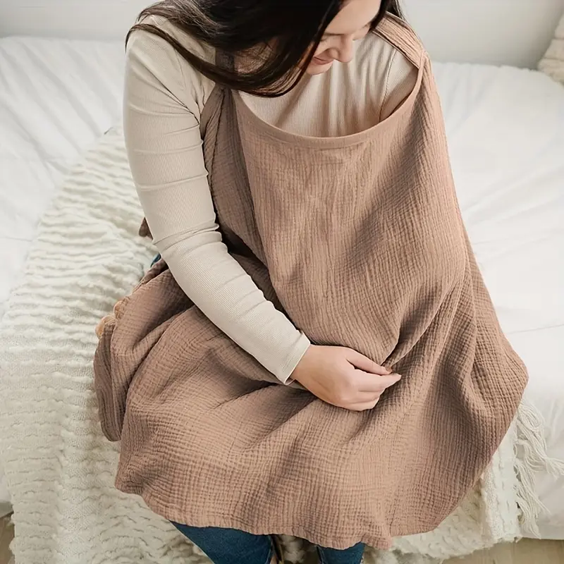 Breastfeeding Cover - Adjustable Lightweight Breathable Nursing Shawl with Wide Strap, Soft Durable Fabric for Discreet Feeding Outside Home, Anti-Slip Design & Modest Coverage, Comfortable Feeding Attire | Comfortable Wear 2