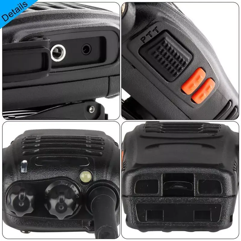 2x Baofeng BF-88E 400-470MHz Walkie Talkie Long Range Two Way Radio + Earpiece - Two Radio for Home Office Outdoor, Durable Reuable Audio 6