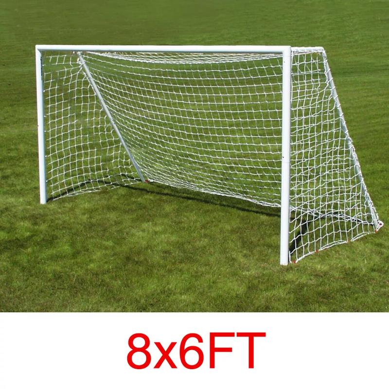 Product Introduction of 8x6ft Soccer Football Goal Post Net for Outdoor Sports - White 1