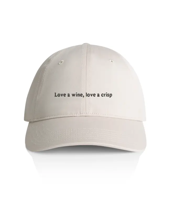 Love a Wine love a crisp cap - Enjoy your 2 favourite items in the sun, with fastening one size fits all clasp at the back. 1
