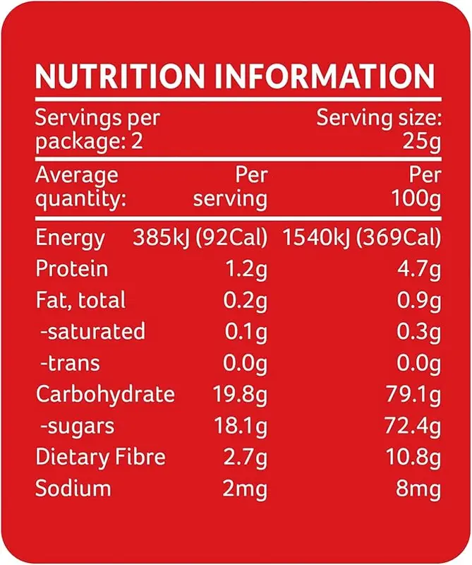 DJ & A Freeze Dried Strawberries 25g Freeze Dried  Fruit Snack Dry Healthy Low Calories Natural Artificial 2