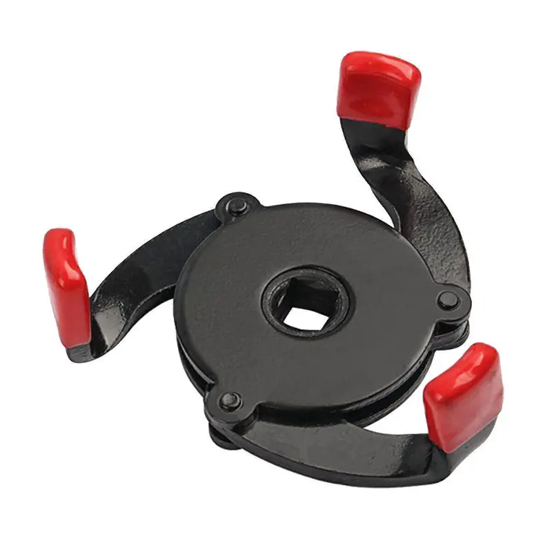 Oil Filter Wrench 3Jaw Adjustable Car Oil Filter Removal Tool Non-slip Universal 1