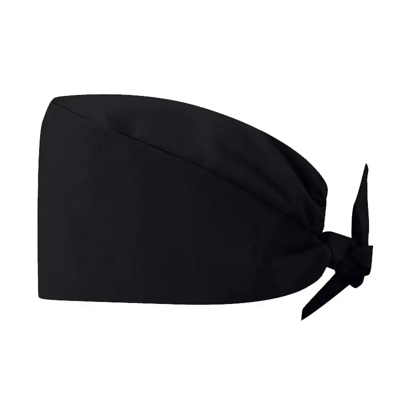 Doctor Surgical Cap Male Dental Solid Color Nurse Cap Female Elastic Adjustment Baotou Pure Cotton Beauty Salon Work Cap 3