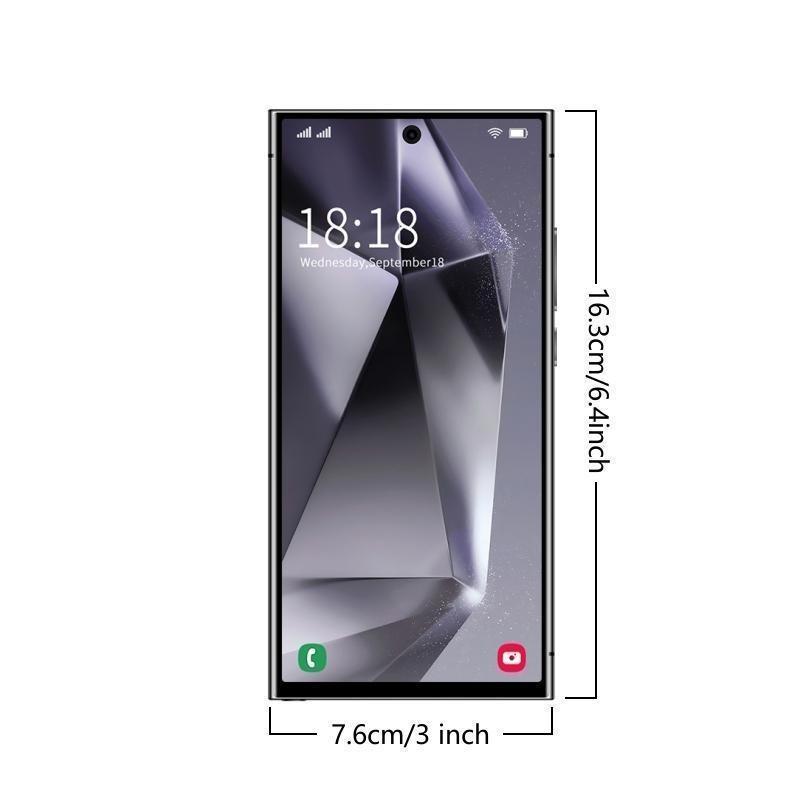KUH 6.8 Inch Android S24 Ultra Smartphone.3GBRAM & 64GB ROM Smartphone with Pen,4G DualCard Function Mobile Phone, LongEndurancePhonE, Gift, Present 4