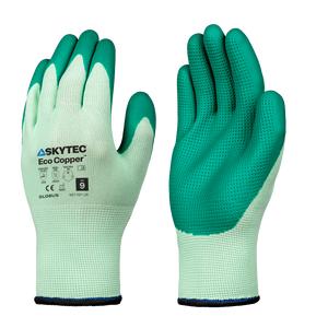 SKYTEC Eco Copper Recycled Latex Coated Wet & Dry Grip Work Gloves