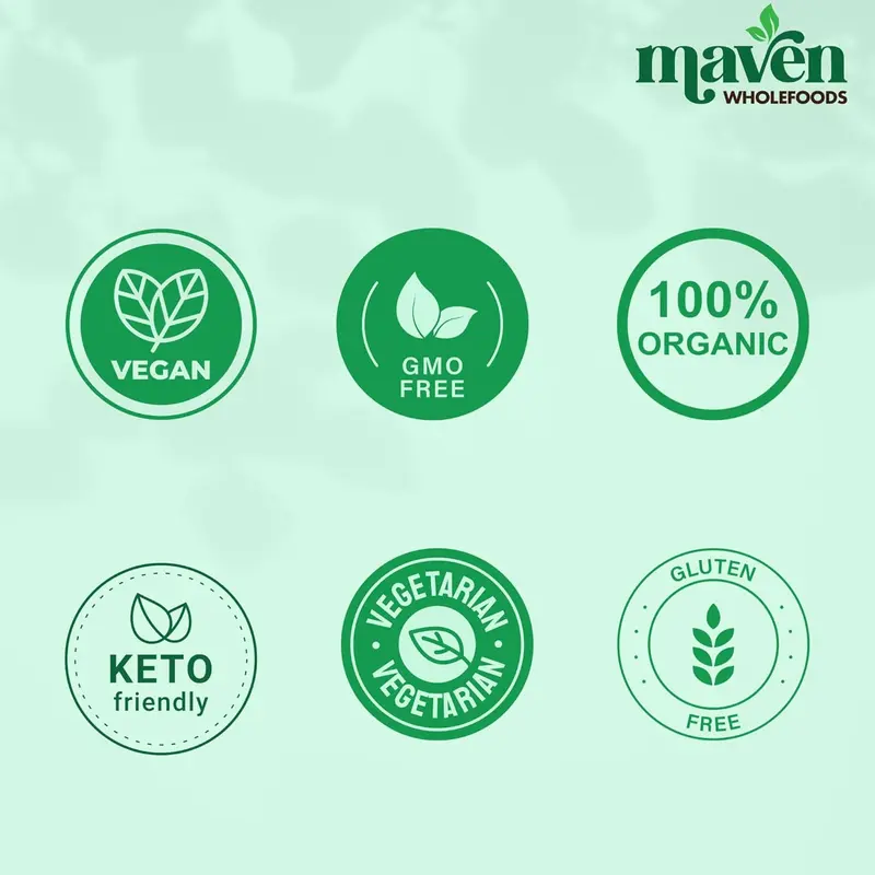 Maven wholefoods Organic Stoneground White Flour 2kg | Raw | GMO Free | High Fibre & Protein | Certified Organic | Suitable for Vegetarian & Vegan | Packed Fresh in Resealable Bags (2kg) 6