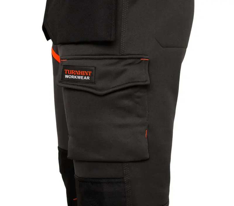 Men’s Pro Work Trousers, Heavy Duty Safety Combat Cargo Pants Multi Pockets & Knee Pad Pockets, Durable Workwear Bottom 4