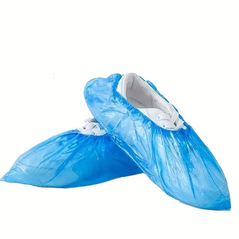 100pcs/pack Disposable Shoe Covers, Cleaning & Hygiene Supplies, Travel Hotel Shoe Covers 5