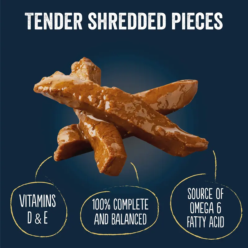 Tasty Shreds Cat Food Mixed Selection in Gravy, 12 x 80 g 5