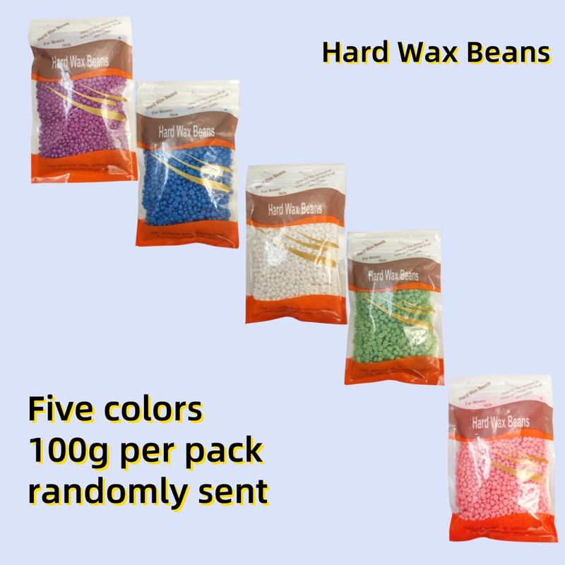 Waxing Kit, Professional Hair RemovalWax Kit, Full BodyPainless WaxingWarmer, 5 Packs Wax Beads and20Applicator Sticks Wax Set 7