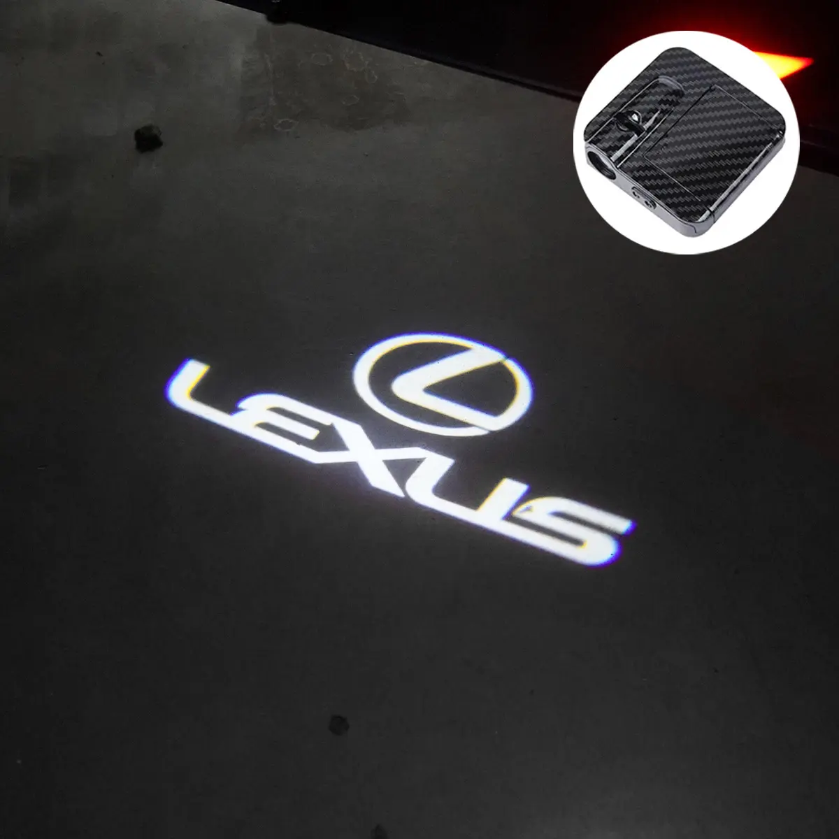 LED Car Door Logo Projector Welcome Ghost Shadow Light Accessories For LEXUS RX ES GX LS LX IS GS RC UX Series IS250 IS300 IS350