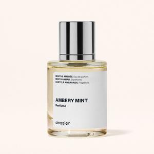 Ambery Mint, Dossier, Men Perfume, 50ml, Eau de Parfum, Mint, Green Apple, Lemon, Geranium, Cedarwood, Vetiver, Vanilla, Amber, Tonka Bean