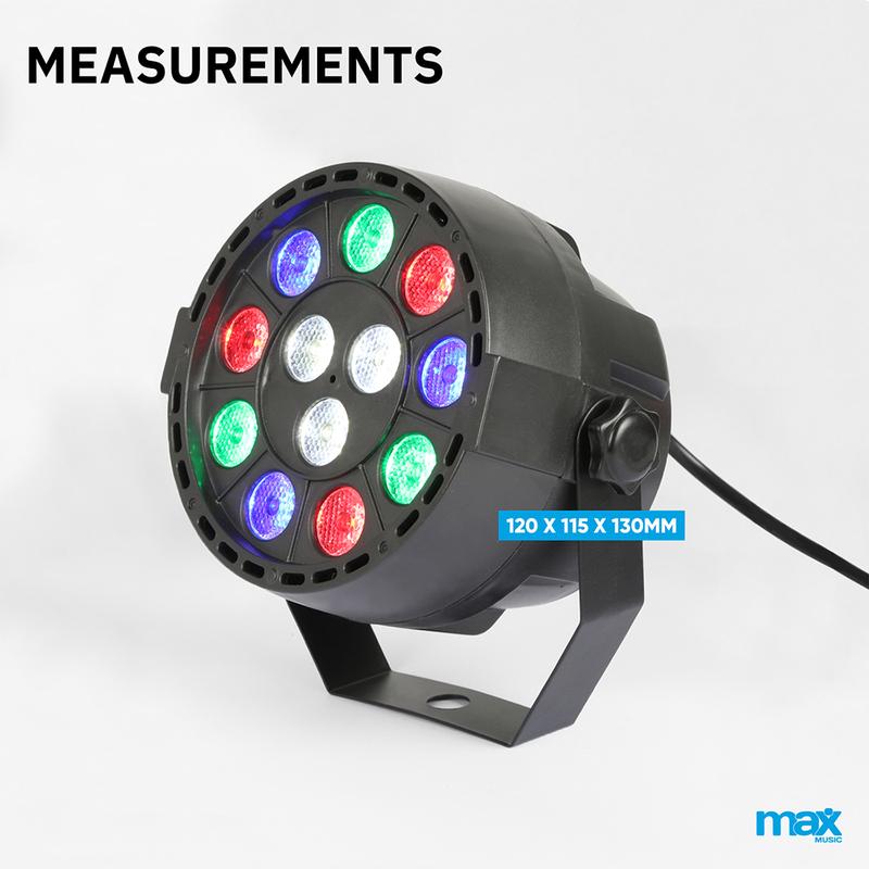 Max PartyPAR LED Par Can DJ Disco Party Light 5