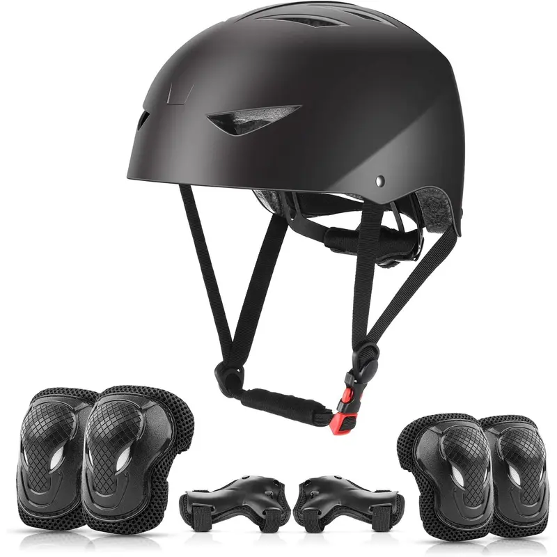 Kids Protective Helmet and Pads Set (Age 5-12) | Buy Online at Amizek 0