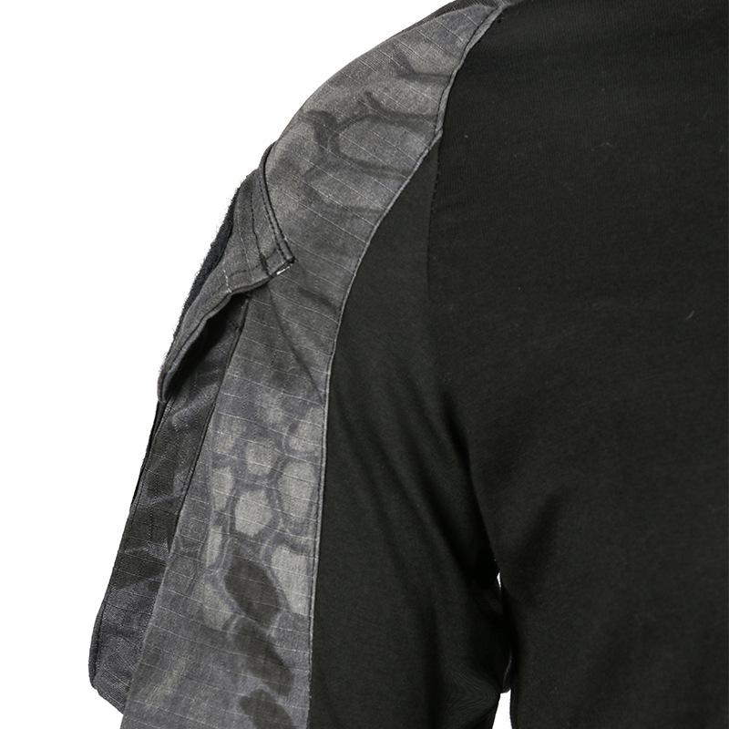 Product Introduction of Men's Outdoor Tactical Hiking T-Shirts,Hunting  Camouflage Long Sleeve Hunting Climbing Shirt,Male Breathable Sport Clothes 10