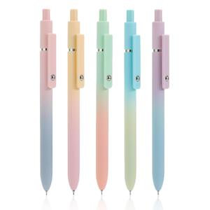 Gel Pens, 5/10pcs Cute Pens, Medium Point 0.7mm Pen, Black Ink Pens for Journaling, Aesthetic Pens, Gel Pens, Retractable Gel Pens, Office Supplies, School Supplies