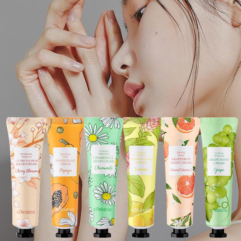 【 Luxury Gift 1】 Random Fruit Fragrance, Fruit Hand Cream KORMESIC Flower Fruit Hand Cream 30g 2